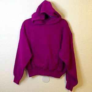 NWOT-Gap x Kanye West- YZY-double layer perfect hoodie- purple/pink-Size small